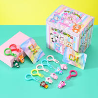32pcs Labubu Family Llavero De Muñeco De Acción Para Niñas Juguetes De Anime Periferia Regalos Para Navidad Y Fiestas - details 0