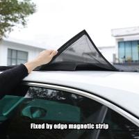 Cortina De Sol Para Techo Solar Panorámico De Coche Protección Y Aislamiento Térmico Red Mosquitera Ventana De Pared Del Coche Material Sintético - details 1