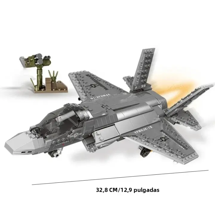 Bloques De Construcción De Avión A10 Warthog WW2 961PCS Set De Juguetes Para Adolescentes Y Adultos Modelos De Fuerza Aérea Regalo Educativo - 1