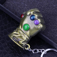 Llavero Avengers Gauntlet De Thanos De Cinco Dedos Llavero De Metal Para Hombres Niños Jóvenes Regalo De Película De Acción - details 4
