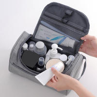Bolsa De Maquillaje Portátil Impermeable Con Gancho Para Viajes Organizador De Cosméticos Para Hombres Bolsa De Lavado De Viaje - details 9