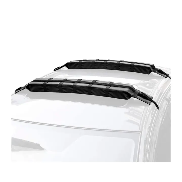 BACA FOAM PARA COCHE KOL OUTDOOR (SOFT ROOF RACK) 2 BRAZOS ACOLCHADOS CON CORREAS PARA TRANSPORTAR KAYAK , TABLA SURF O PADDLE SURF - 1