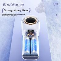 Portátil 2025 Recargable USB con Pantalla Digital LCD - Ventilador de Mano Plegable 100 Velocidades Ajustables, Soporte Turbo y 3 Modos - Enfriador Silencioso para Exteriores, Camping, Deportes, Eventos, Oficina y Viajes - details 3