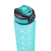 Botella Deportiva De 1000ml Con Tapa Y Marca De Tiempo Para Exteriores Camping Copo De Bebida Portátil Antigrado Y Reutilizable Para Estudiantes - details 16
