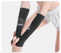 GOBYGO 1 Par De Protección De Braza Deporte Manga De Compresión Para Voleibol Baloncesto Soporte De Muñeca Entrenamiento Y Prueba Tamaño S/M L/XL Colores Negro/Azul/Naranja Rojo - details 15