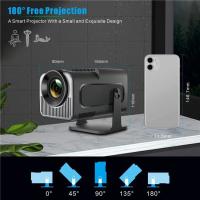 4K Proyector portátil Android 11, Native P 1080, 390ANSI, HY320, invitado, Wifi6, BTpig, cine 1920*1080P. - details 8