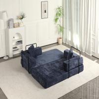 Sinaopus Sofá Cama Plegable de Pana, 2 en 1 Sillón Futon y Colchón, Relleno de Espuma, Sin Montaje, Ahorro de Espacio para Salón, Invitados - details 2