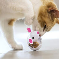 Juguete Interactivo Para Gatos Ratón De Alimentos Tumbler Feeder Bol De Tratamiento Juguetes Pequeños Y Largos De Plástico Para Ropa De Cama Y Mascotas - details 0