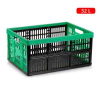 ZYLX SHOPPING - Caja de Almacenaje Plegable 32L PlasticForte – Organizador Resistente y Portátil para Hogar, Compras, Ropa y Juguetes – 4 Colores - details 0