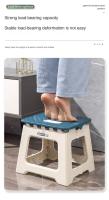 Taburete Plegable Para Exteriores Portátil De Plástico Pequeño Para Camping Pesca Y Niños Regalo De Banqueta Moderna Estilo Europeo - details 4