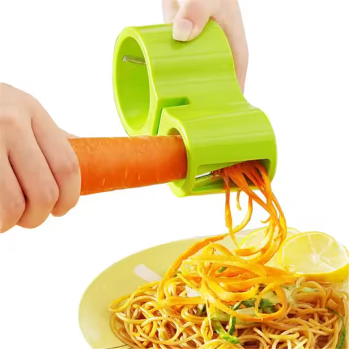 Sacapuntas en Espiral para verdes, rallador de frutas, Pasta, fideos, pelador de calabacín, fabricante de secador - 1