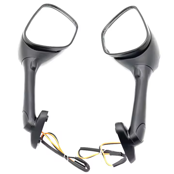 Espejo Retrovisor Para Motocicleta Con Luces LED Para SUZUKI GSXR 600 GSXR 750 GSXR 1000 K5 K6 K7 K8 K9 12V Accesorios De Manillar - 1