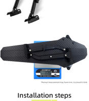 RRSKIT Guardabarros Para Bicicleta Desmontable Protector De Barro De Plástico Suave Resistente Para Bicicleta Accesorios De Rueda Delantera Y Trasera - details 5