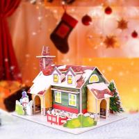 Regalos De Navidad Puzzle 3D Educativo Para Niños DIY Manualidades Educativas Juguete De Construcción Para Kindergarten - details 3
