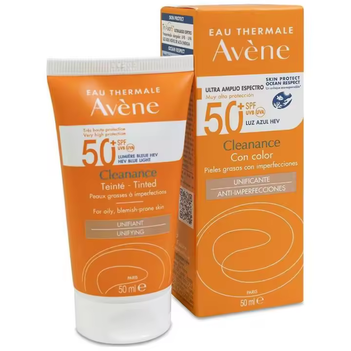 Avène Cleanance Solar Spf 50+ Color, 50 Ml - 1