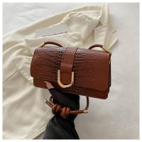 Bolso De Hombro Para Mujer En Cuero PU Textura De Cocodrilo Con Correa De Cordón Moda Bolso Cruzado Diseñador Regalo Versátil - details 7