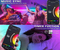 Tiras LED RGB 5050 Control WiFi Alexa Y APP Color Cambiante Decoración Navidad Tapa 10MM Consumo Energía 1.5W/M Vida Útil 50000 Horas - details 10