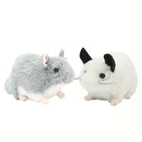 Juguete De Peluche Kawaii 32cm Simulación Realista De Chinchillidae Rata De Peluche Suave Para Niños Regalo De Cumpleaños - details 1