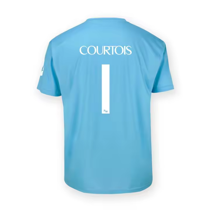 Real Madrid Camiseta Fútbol Portero Courtois para Adulto. Producto Oficial Licenciado o Réplica Autorizada Temporada 2024/25 - 1