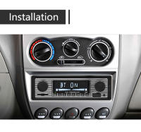 BQCC 1 Din Radio BT MP3 Para Coche Con Handsfree Find FM SD Protección Del Poder Voz Broadcast Autostereo AUX USB Reproductor Multimedia - details 9