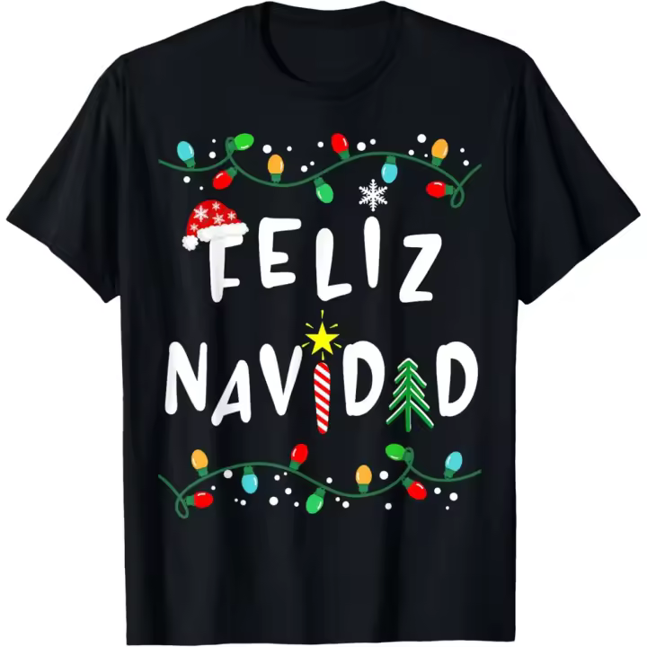 Camiseta de Manga Corta, 100% Algodón, Ropa Unisex para Hombres y Mujeres en 5 Tallas, Camiseta Negra, Cuello redondo con estampado. - 1