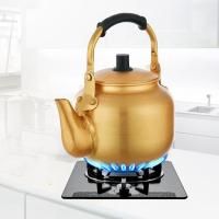 Hervidor De Agua De Oro Para Estufa Tetera Multifuncional Con Mango Ergonómico Para Café Y Té Kettle Para Camping Y Cocina - details 1