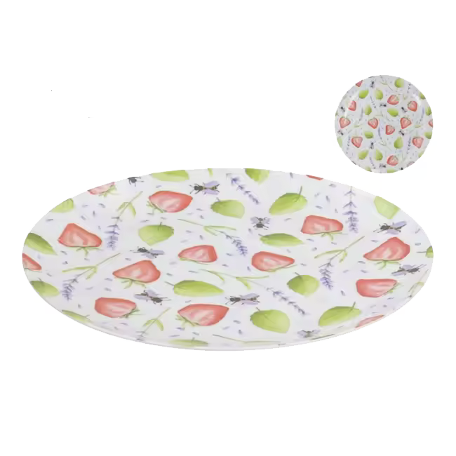 PLATO LLANO FOREST 25 CM FRUTAS GERIMPORT - 1