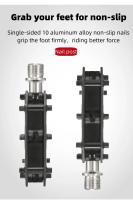 Pedal De Bicicleta De Montaña LITEPLUS Ultraligero De Fibra De Carbono 185g Con Eje De Titanio Y 3 Rodamientos Antideslizante Para Carreras Y Bicicletas De Carretera - details 4