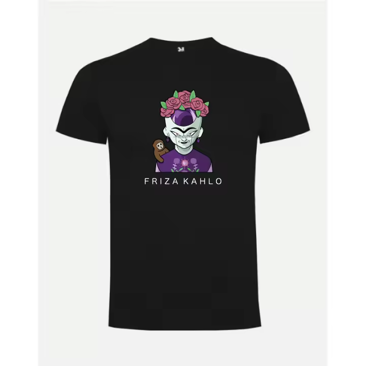 Camiseta roly hombre bola de dragon friza khalo en impresión dtf de máxima calidad y durabilidad - 1