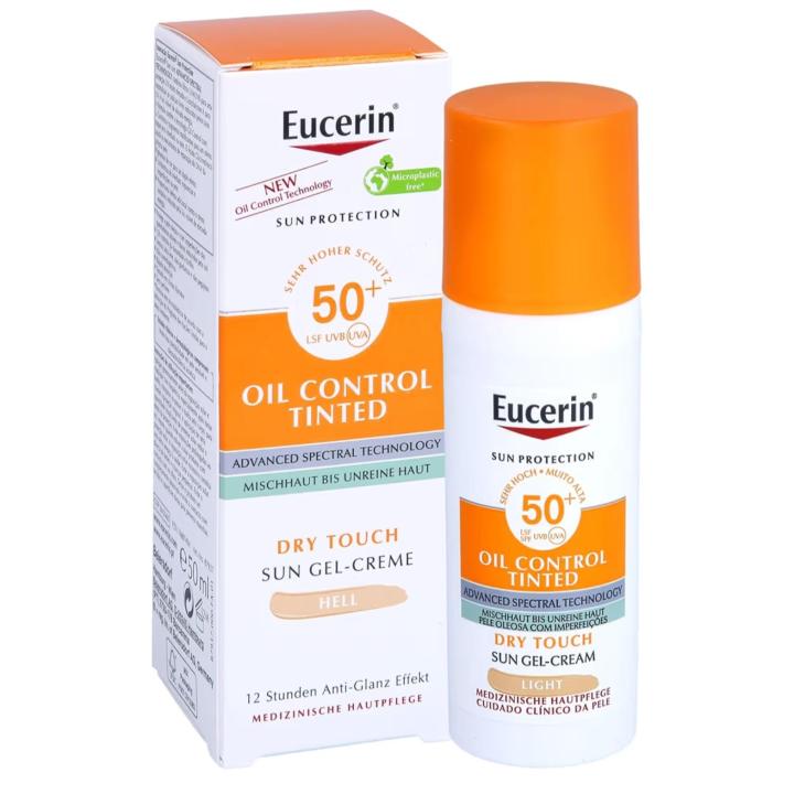 Eucerin Sun 50 FPS Crena Solar Color Tono Medio 50 ml — oferta en Miravia
