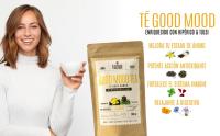 Caja Regalo Te e Infusiones Gourmet  Wellness & Good Mood Tea  Infusión Relajante, Digestiva & Antioxidante  Té Verde, Blanco, Hiperico, Jengibre, Tulsi, Espirulina, Curcuma  Pack Te 2 x 100g - details 4
