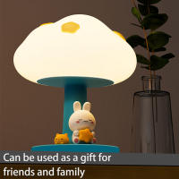 Lámpara De Noche LED Nube Recargable En Silicona Decorativa Y Cálida Para Dormitorio Con Luz LED De 249-2000 Luminosos Fuente De Energía: Batería Recargable - details 3