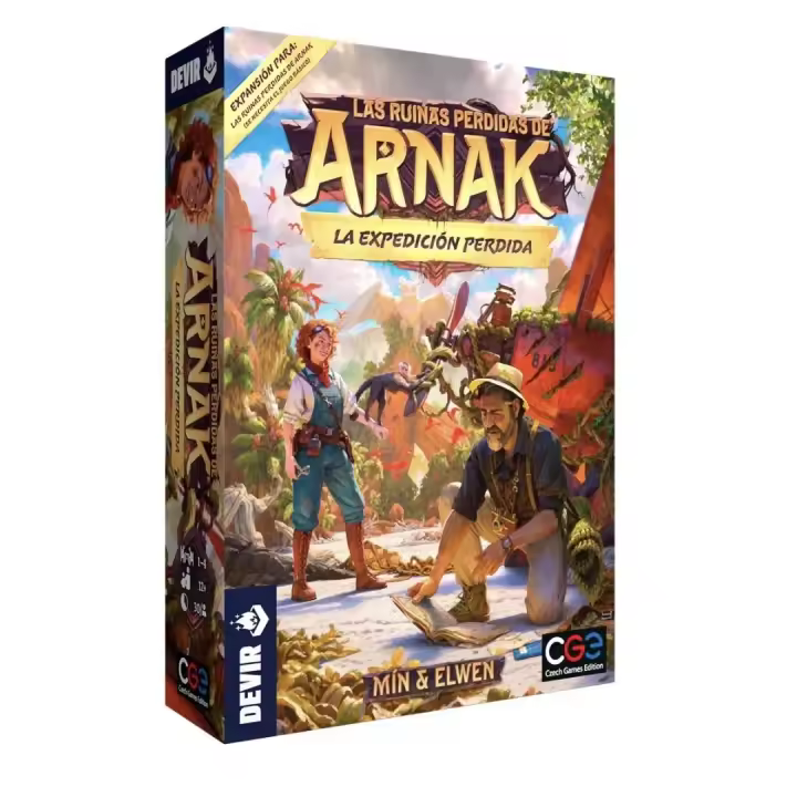 LAS RUINAS PERDIDAS DE ARNAK: LA EXPEDICION PERDIDA juego de mesa en castellano editado por Devir - 1