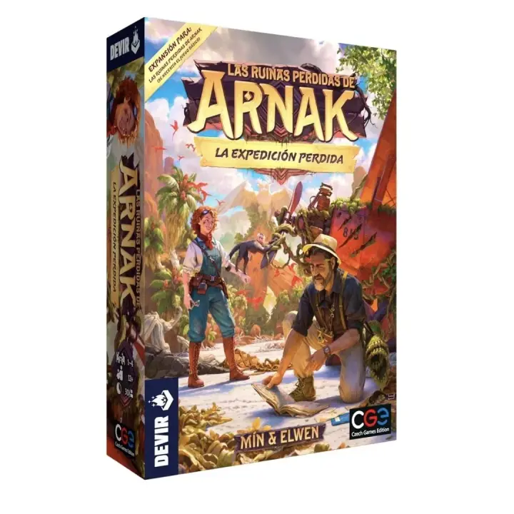 LAS RUINAS PERDIDAS DE ARNAK: LA EXPEDICION PERDIDA juego de mesa en castellano editado por Devir - 1