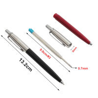 Set De 5 Bolígrafos De Punta Sferica Metálicos G2 Recargables Tinta Azul Para Escuela Y Oficina Herramientas De Papelería - details 2