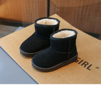 Botas De Nieve Para Niños Y Niñas Con Plataforma Y Peluche Grueso Estilo Conciso Cuatro Colores Slip-on Unisex Zapatos De Invierno Ajuste Verdadero Tamaño - details 16