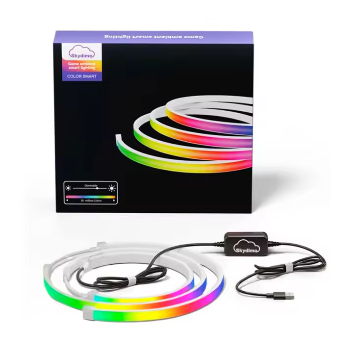 Ventronik Tiras LED RGB Gaming, LED Strip, Luces Gaming RGB, Luces LED Televisión y Monitor, Iluminación Trasera Pantallas - 1