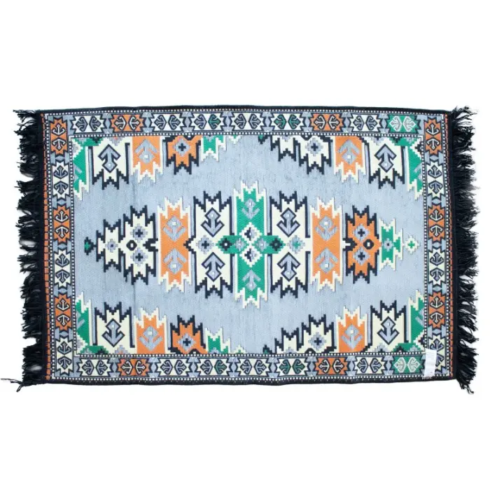 Alfombra Kilim 125x80 cm - Carbón - 1