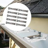 10Pcs Gancho De Fosa Metálico De 5 Pulgadas Instalación Fácil Accesorios Resistentes Para Solucionar El Desbordamiento De Agua De Lluvia - details 3
