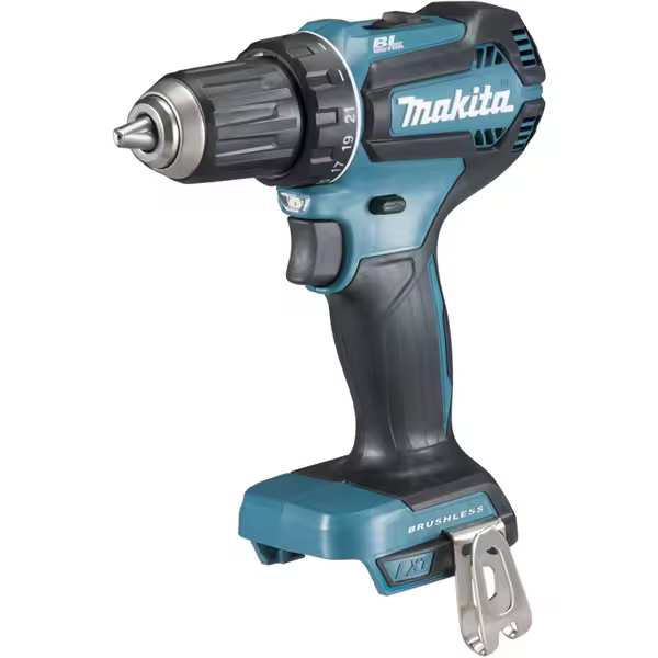 Makita DDF485ZJ taladro 1900 RPM Sin llave 1,7 kg Negro, Azul - 1
