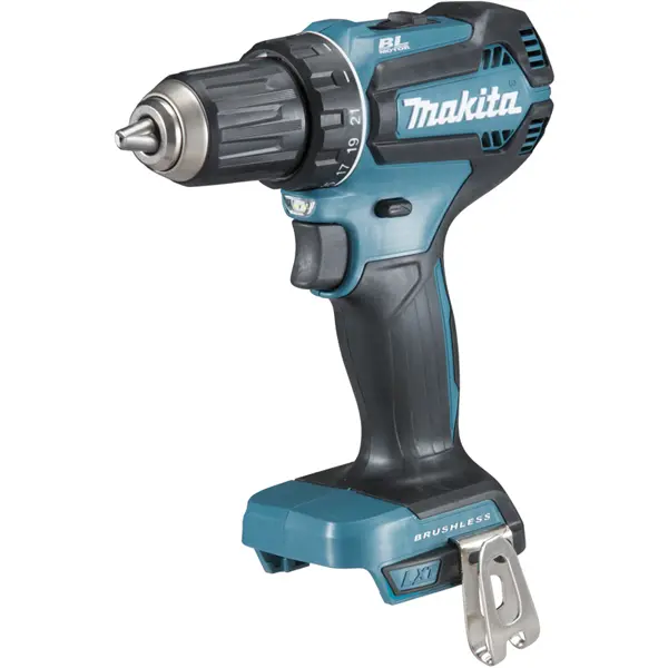 Makita DDF485ZJ taladro 1900 RPM Sin llave 1,7 kg Negro, Azul - 1