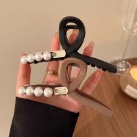 Pinza Para El Cabello Retro Coreana De Tamaño Grande Para Mujeres Con Cabello Rizado Estilo De Moda Decorativa Material Plástico - details 1