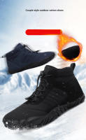 Botas De Nieve Impermeables Para Hombres Invierno Zapatos De Acampar Hasta La Rodilla Con Peluche Cálido Adecuadas Para Parejas Y Senderismo - details 0