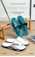 Sandalias De Hombre Para Interior Y Exterior Antideslizantes Verano Plataforma PVC Tallas Menores Que El Normal Slippers Trendy Externas Para Parejas - details 0