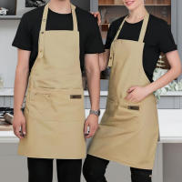 Nueva Moda Del Delantal De Cocina Para Mujer Y Hombre Chef Trabajo Delantal Para Barbacoa Restaurante Bar Tienda Salones De Belleza Estudios Uniforme - details 0