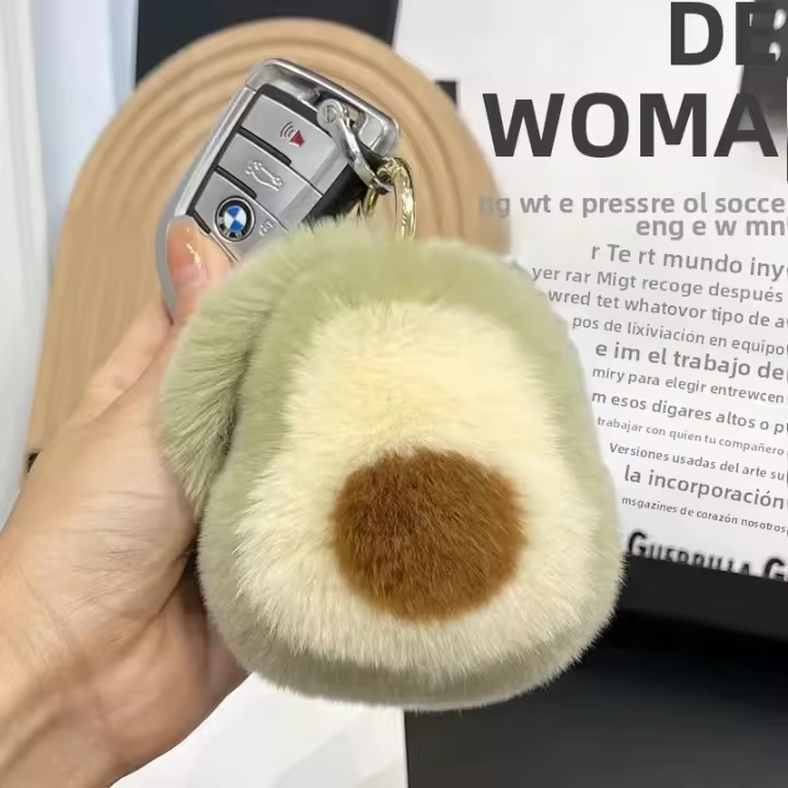 Colgante De Peluche De Pingüino Aguacate Para Mochila Accesorio Lindo Para Amigos Y Familia Regalos Para Vacaciones Coton PP Relleno Unisex - 1