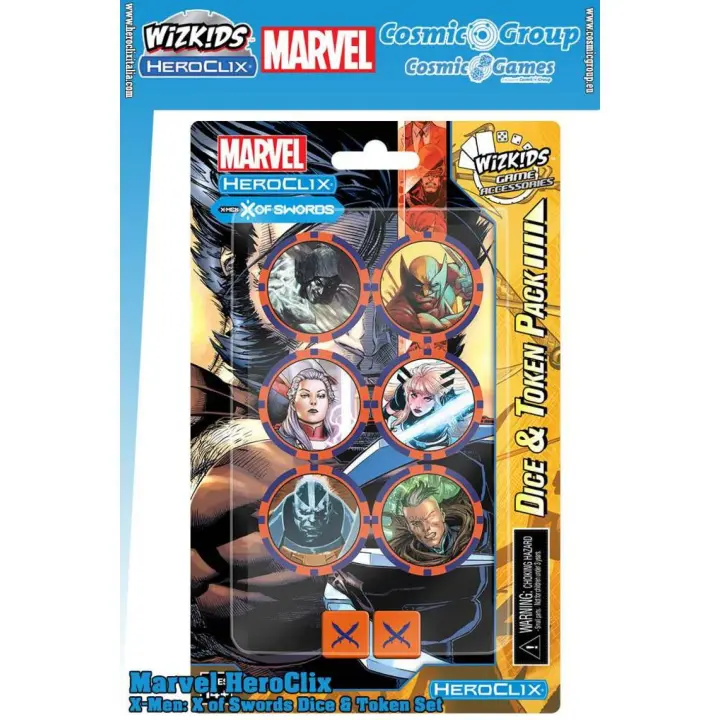 WIZKIDS MHC X-MEN X OF SWORDS DICE & TOKEN - 1