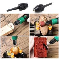Chorro De Torno Hexagonal De Cambio Rápido Tornillo De Torno Trinodro Auto-centrándose Herramienta De Abrazadera Para Eléctricos Y Molienda - details 8