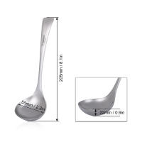 Cuchara De Titanio Puro Tomshoo Con Gran Cuenco Para Sopa Miel Arroz Kit De Cocina Para Cocina Al Aire Libre Camping Hogar Utensilios De Cocina - details 2