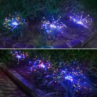 Lámpara Solar De Jardín IP65 LED Decorativa Para Exterior Luz De Fuego De Noche Impermeable Con Batería De Litio Para Paisaje - details 7